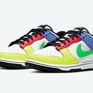 Nike SB Dunk Low Green Strike White Black Multi-Color DD1503-106 Item No. DD1503